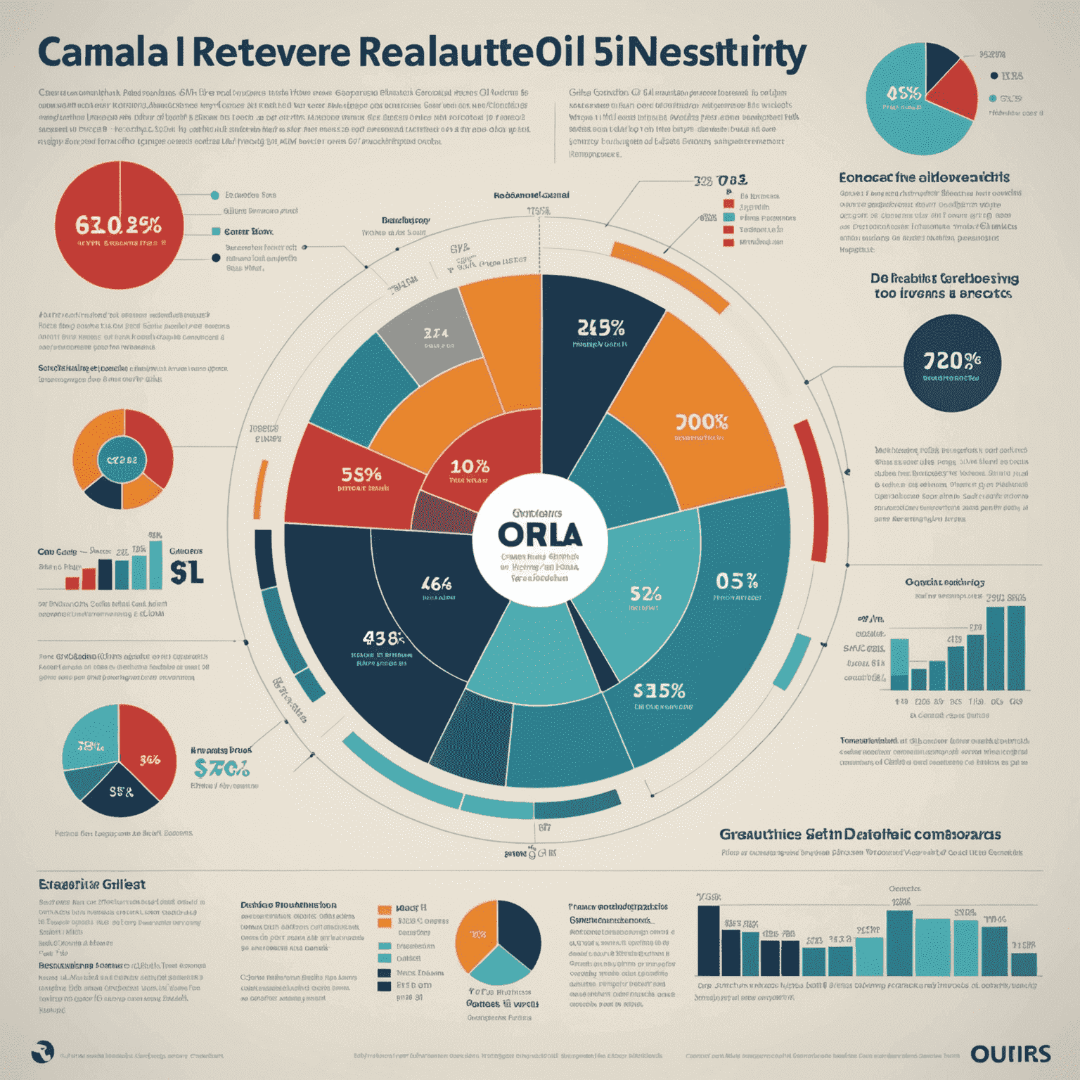 Infographic showing the breakdown of revenue generated by Canada's oil industry, including taxes, royalties, and economic impact